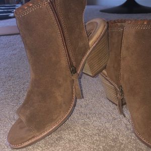 Brown booties